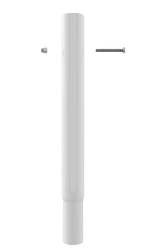 1 White Pole Height Extender