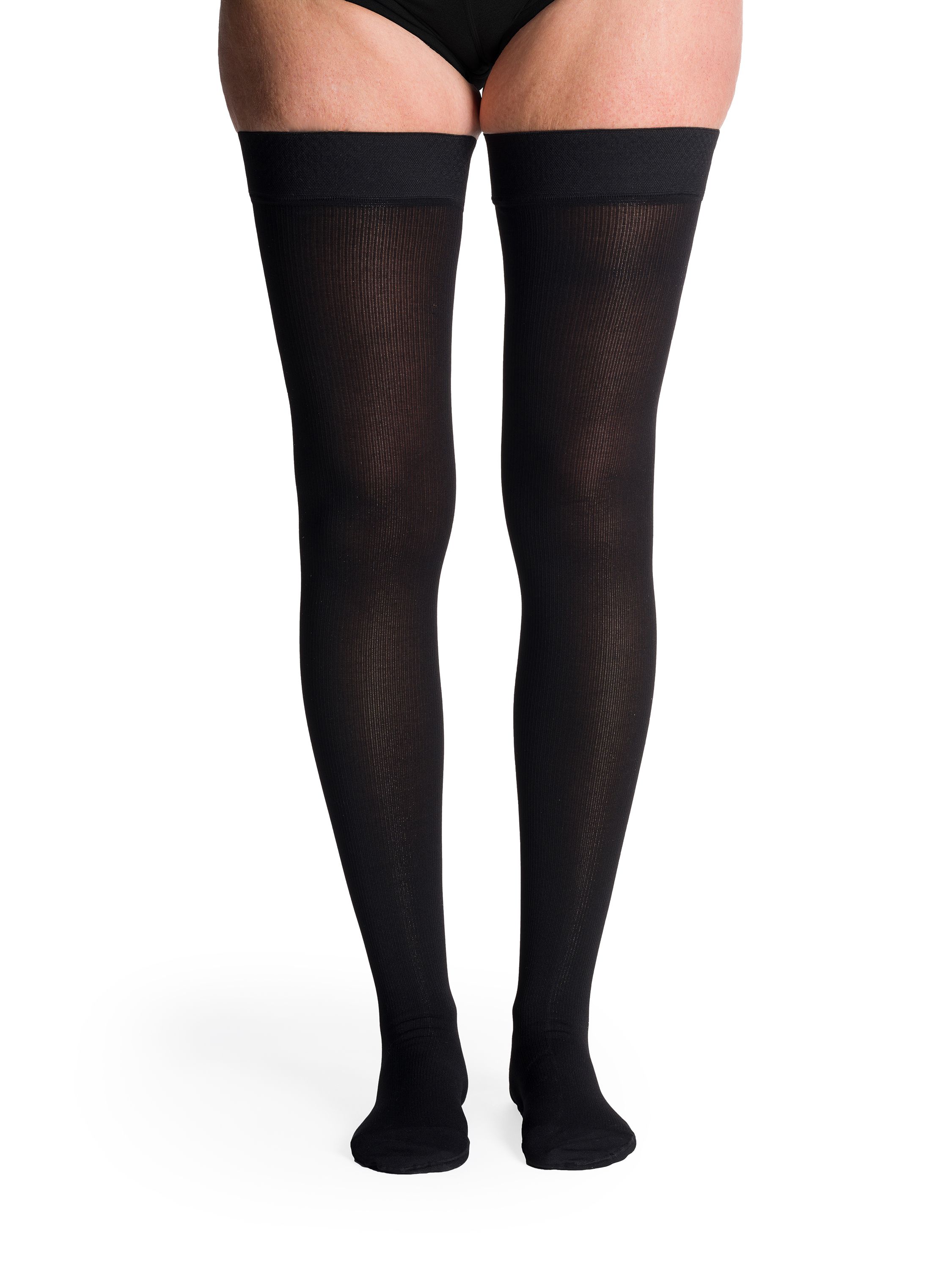 Sigvaris 232N Cotton Series Thigh High Closed Toe 20-30 mmHg Compression Stockings