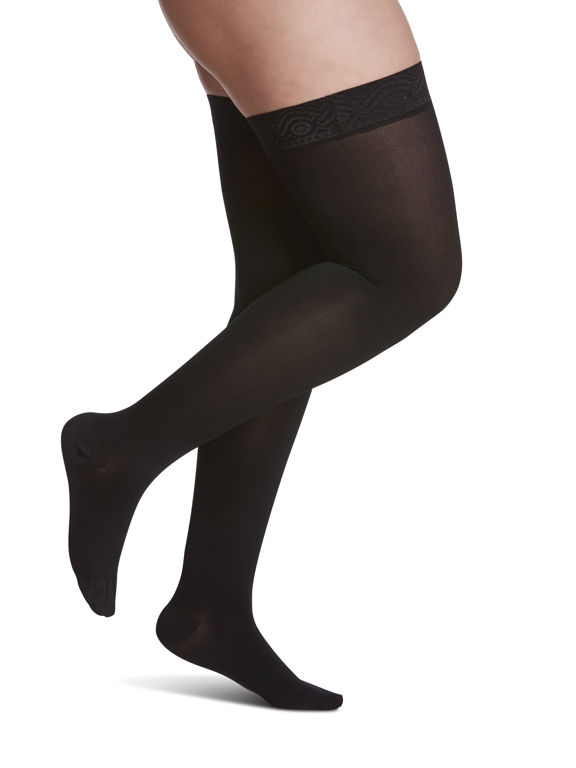 Sigvaris 863N Select Comfort Women's Thigh High Closed Toe 30-40 mmHg Compression Stockings