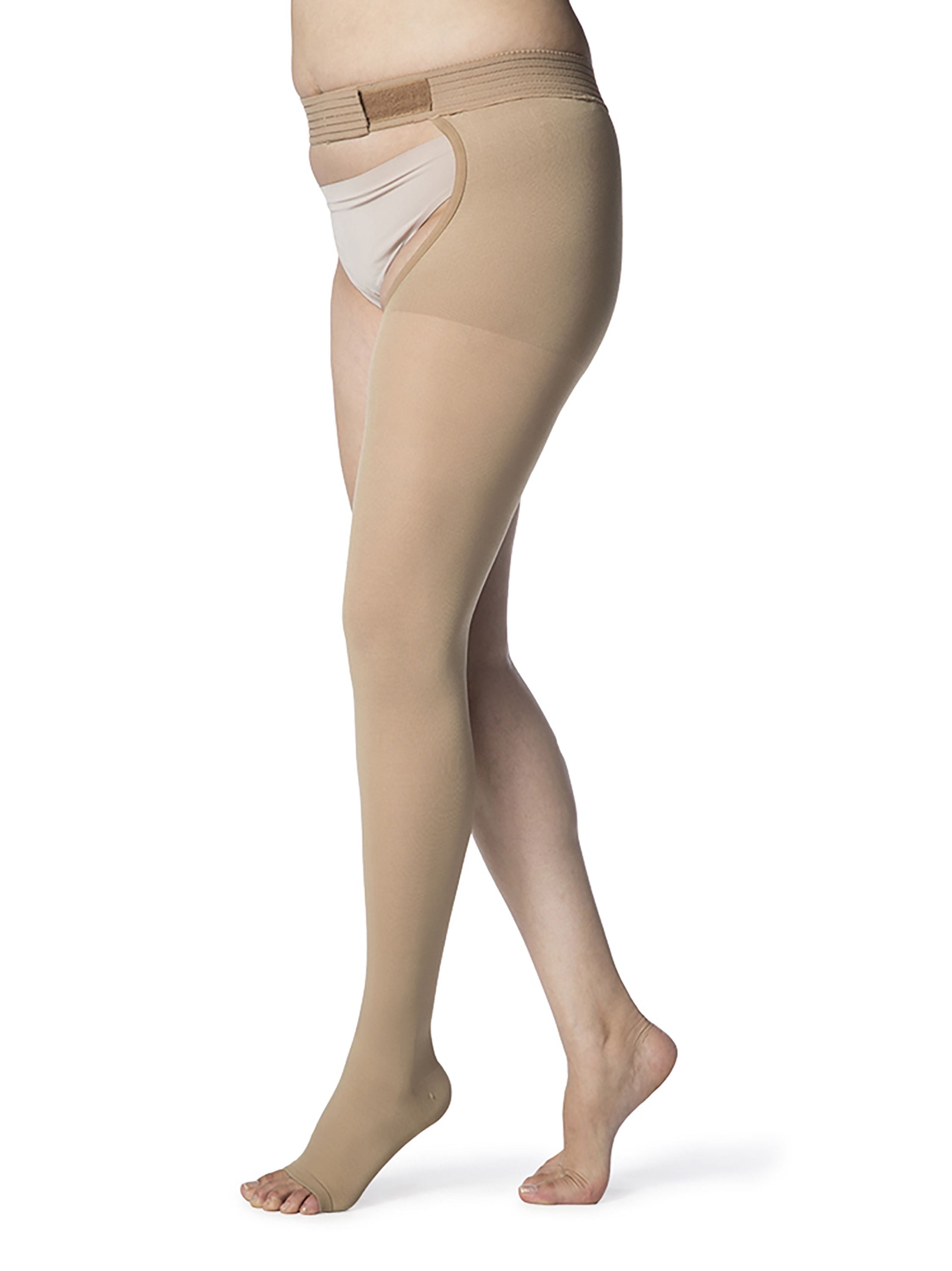 Sigvaris 863W Select Comfort Thigh High Open Toe 30-40 mmHg Compression Stockings