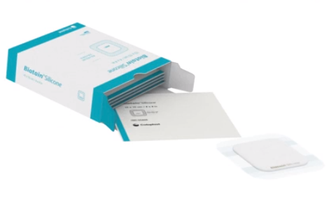 Image 1 of Biatain Silicone Foam Dressings, Square Shape - Sizes 3, 4, 5, 6, Inch (Each or Box of 10) - Coloplast