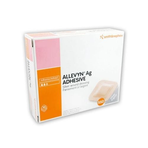chinese dress ladies Allevyn Life Foam Sacrum Dressing: 10 Count, Small, 17.2 cm x 17.5 cm, 12.4  cm x 8.5 cm (Pad) main image 1