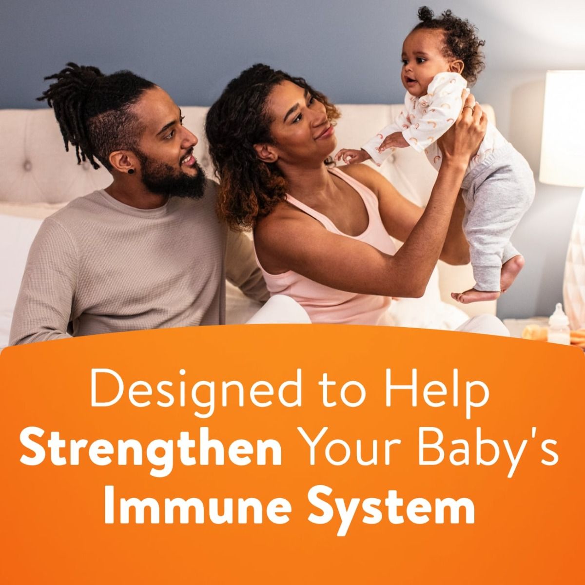 Designed to help strengthen baby's immune system