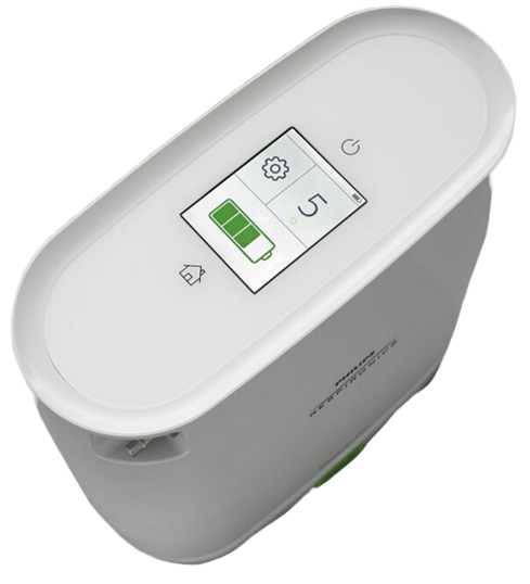 Respironics Simply Go Mini Portable Concentrator - Top View