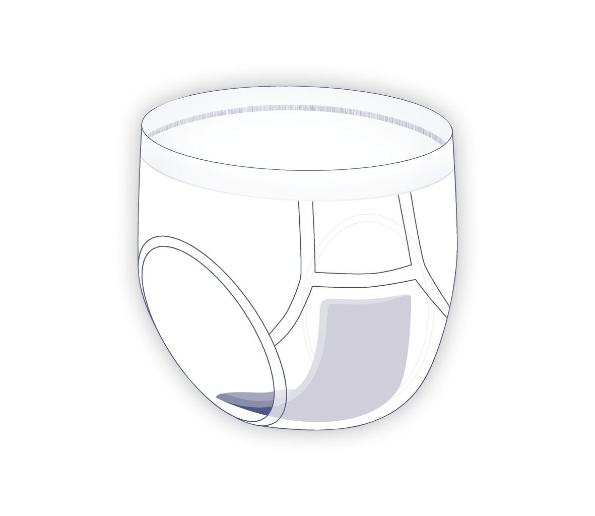 Image 3 of Sir Dignity Fitted Brief Light Absorbency