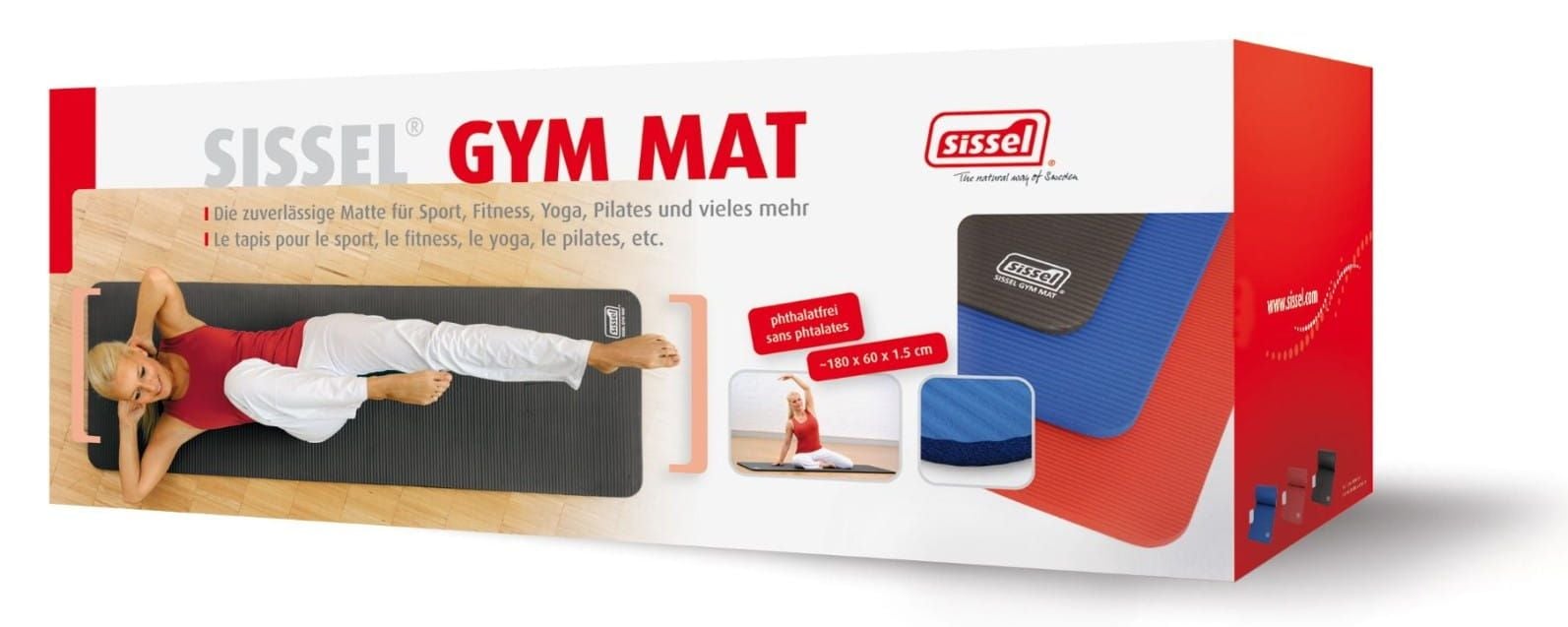 Sissel Portable Foam Gym Mat Box