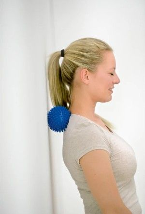 Blue ball in use