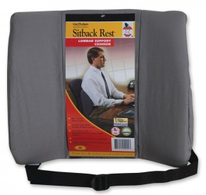 SitBack Standard Back Support Cushion - Grey
