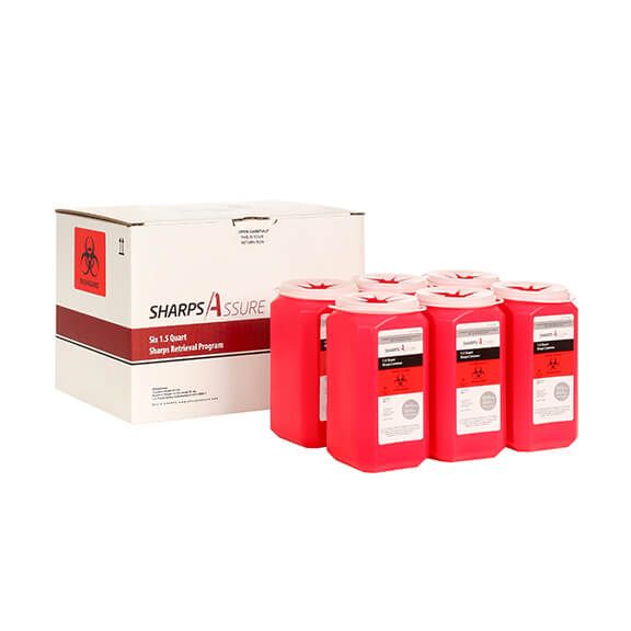 Image 4 of 1.5 Quart Sharps Assure Sharps Retrieval Program 