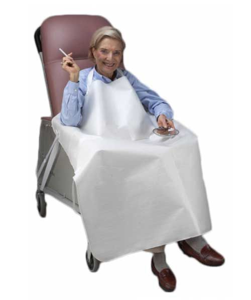 Geri-Chair Smokers Apron with No-Flame Fabric