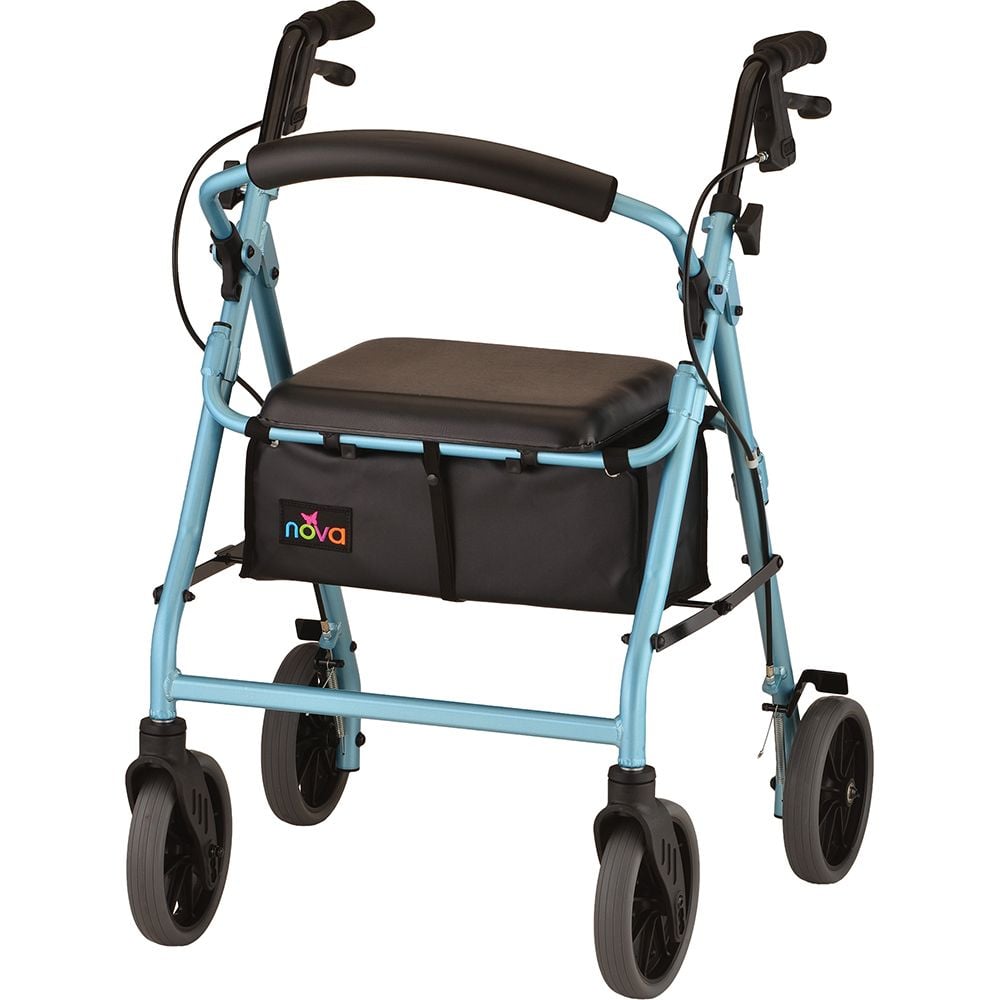 Sky Blue Rolling Walker