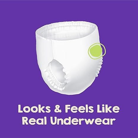 Image 4 of Cuties SleepOvers Youth Pants Child Diaper Briefs