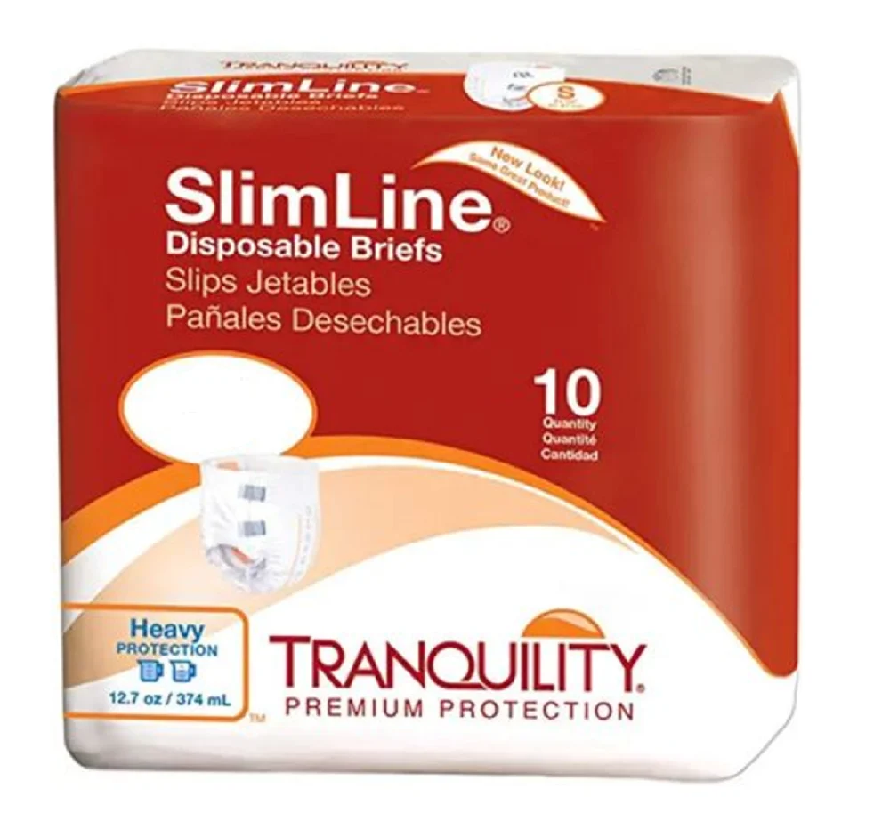 Image 1 of Tranquility SlimLine Disposable Briefs - Heavy Absorbency