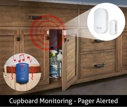 Image 4 of smpl Wander Alert Motion Sensor
