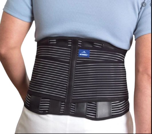 Image 3 of Actimove Back Support with 4 Stays, Adjustable Double-Layer Compression