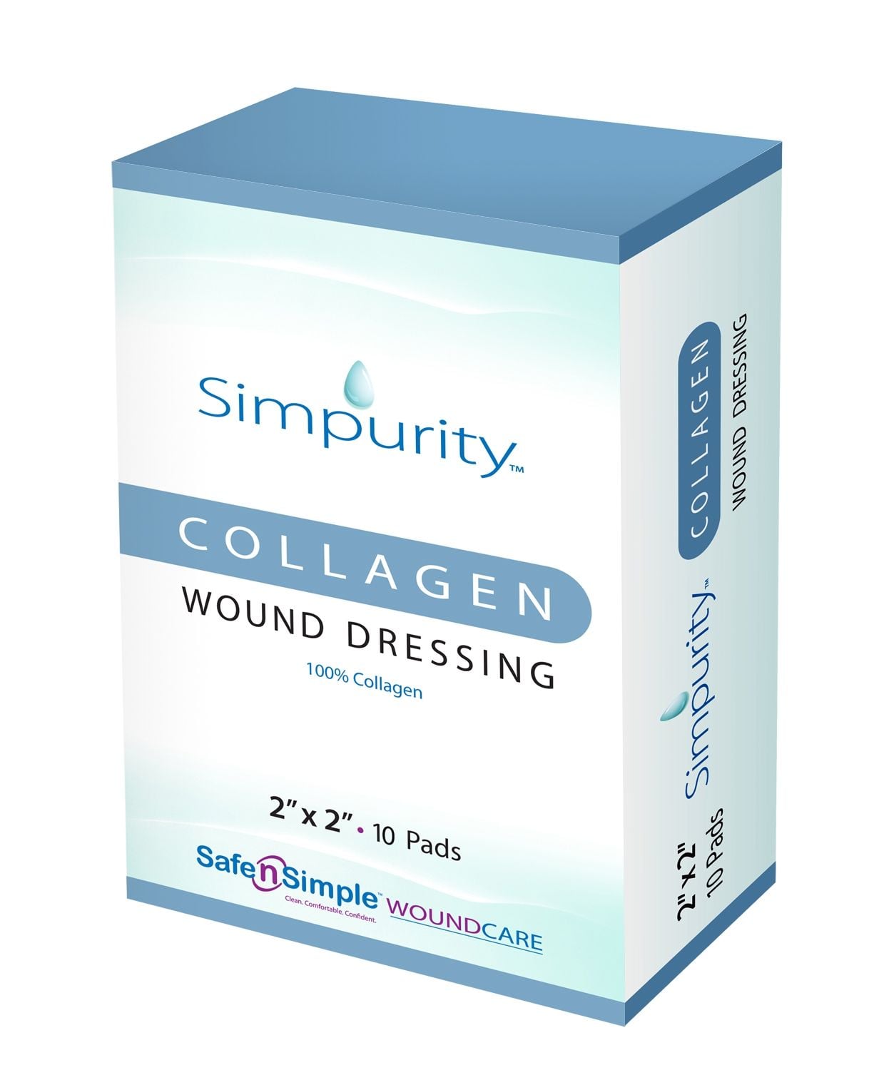 Image 1 of Simpurity Collagen Wound Dressing, 2 x 2 Inch