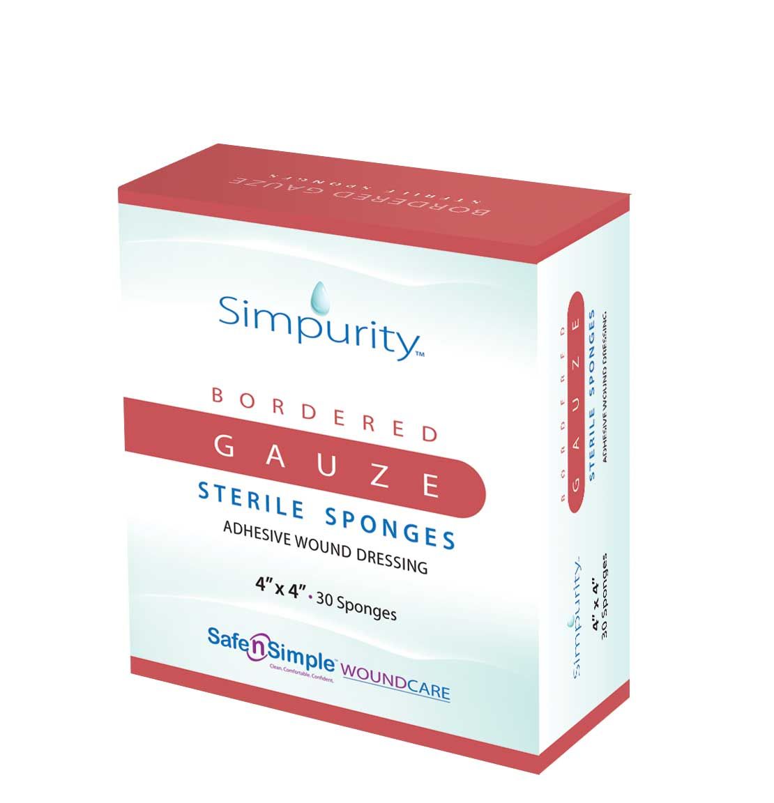 Image 1 of Simpurity Bordered & Non Bordered Gauze Sterile Sponges