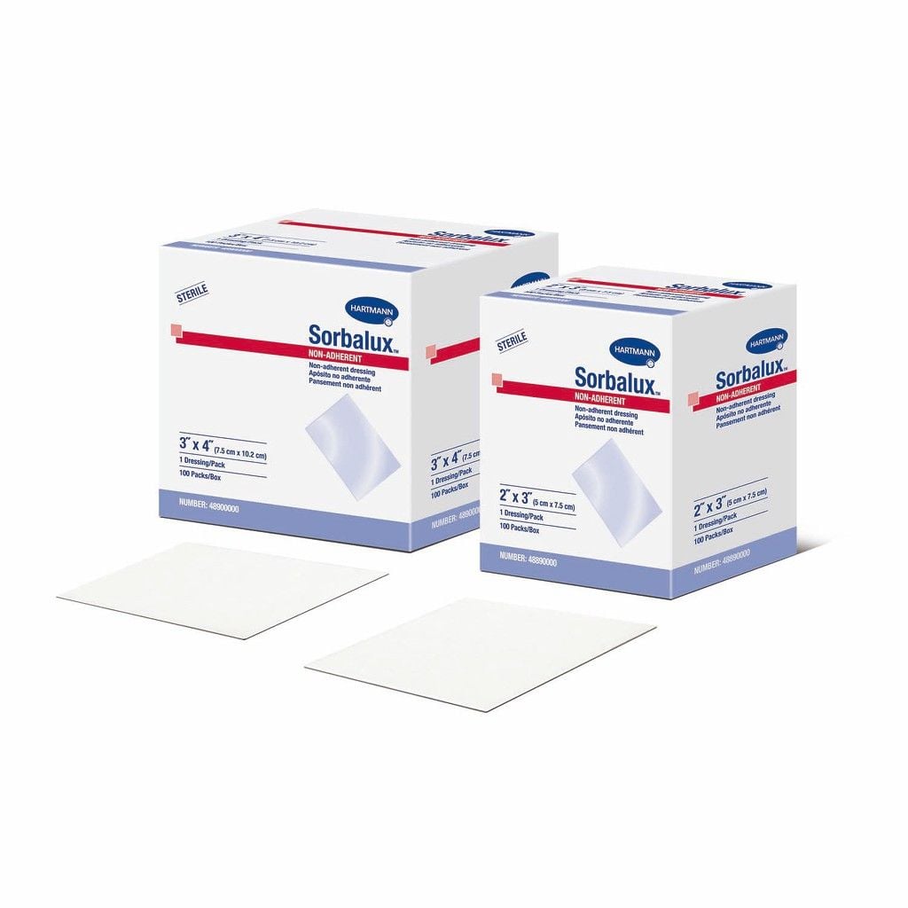 Sorbalux Non-Adherent Dressing - All Sizes | Vitality Medical Sorbalux Non-Adherent Dressing - All Sizes | Vitality Medical
