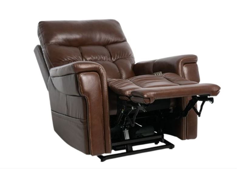 Sorrento Leather Coffee - Reclined