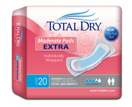 Image 1 of TotalDry Moderate Pads