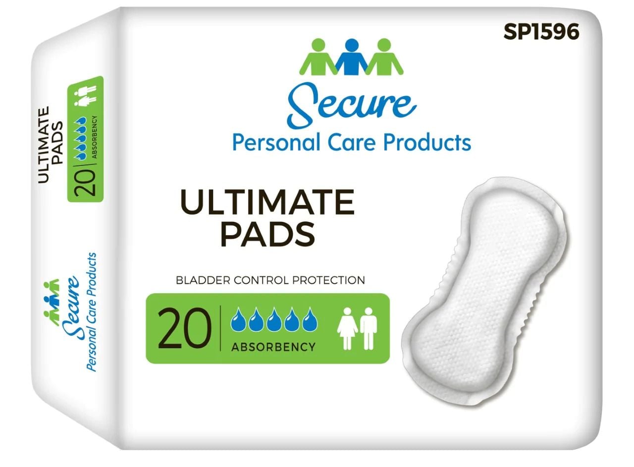 Secure ultimate pads, formerly branded totaldry.
