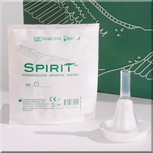 Spirit Hydrocolloid Adhesive Sheath catheters