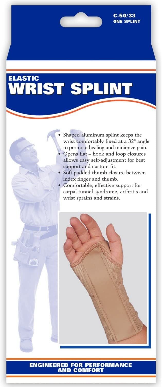 Elastic Wrist Splint Packaging
