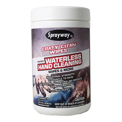 Canister of 70 Crazy Clean Wipes