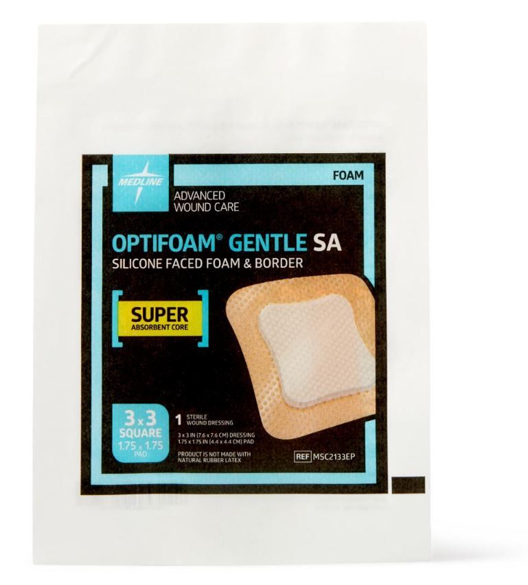 3x3 Inch Square Dressing Packet