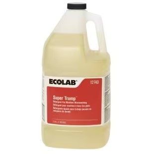 Ecolab Super Trump Dish Detergent - 1 Gal. Jug
