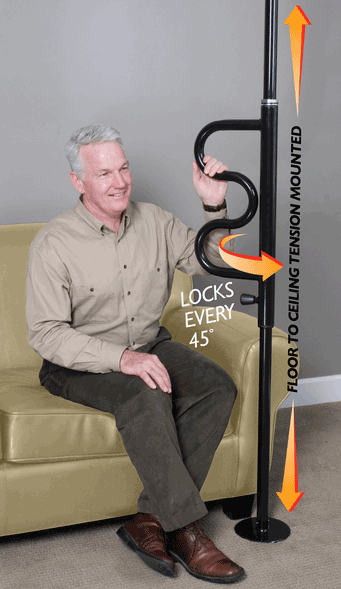 Living Room Grab Bar Pole