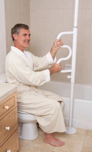 Bathroom Grab Bar and Security Pole