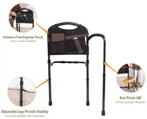 Stander Mobility Bedrail Features