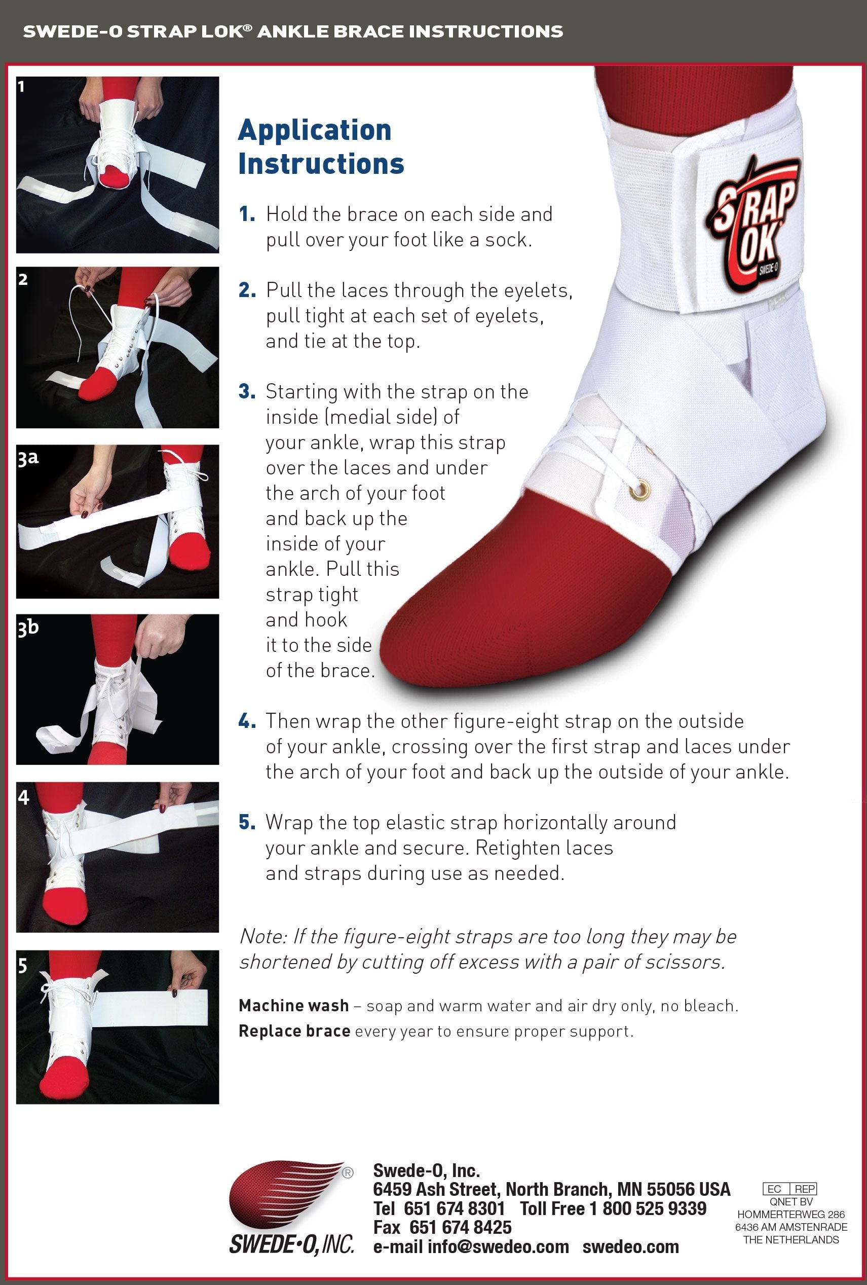 Image 7 of Swede-O Strap Lok Ankle Brace
