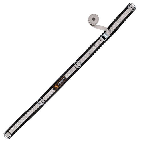 Black spine strap