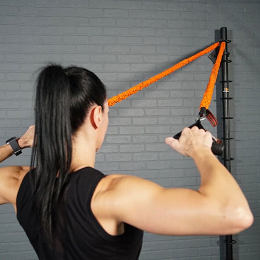 Stroops Spine used with Slastix Resistance Bands