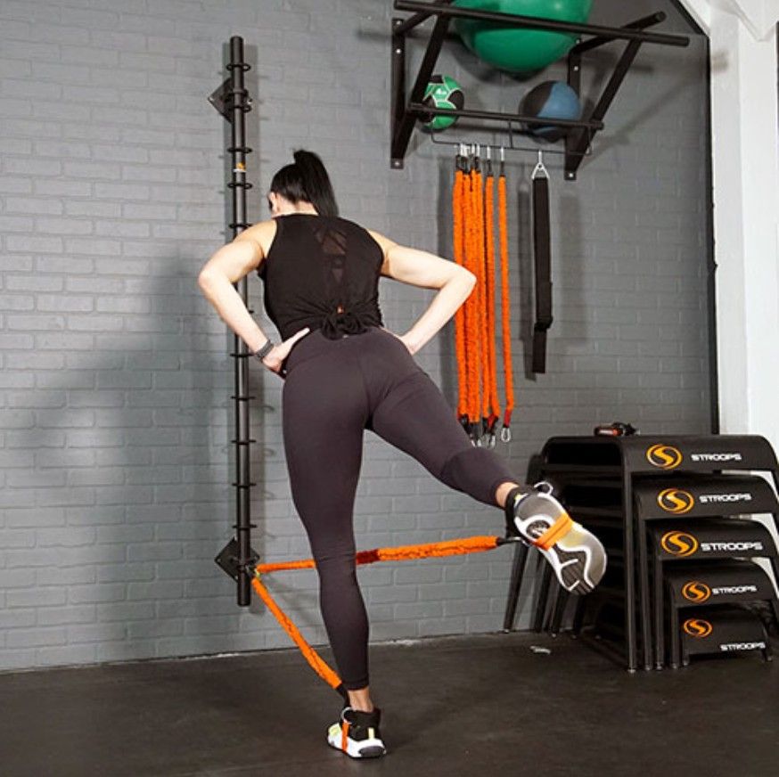 Stroops Spine used with Slastix Resistance Bands