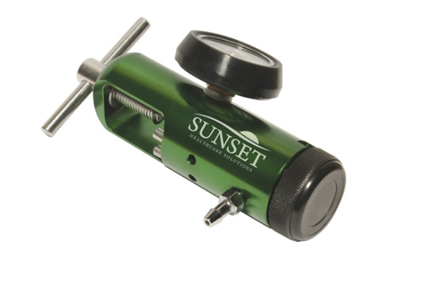 Image 1 of Sunset Healthcare Mini Oxygen Regulators - CGA 870 Style Regulator