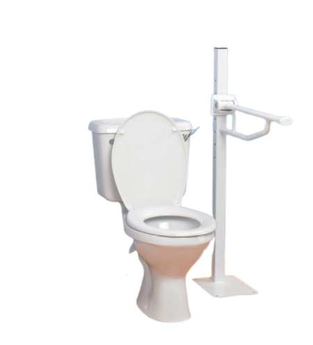 Image 1 of Homecraft Devon Elite Height Adjustable Folding Support Rail