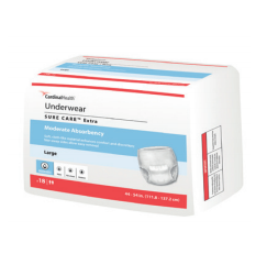 Sure Care Extra Underwear Moderate Absorbency