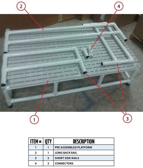 Swim Training Platform Parts