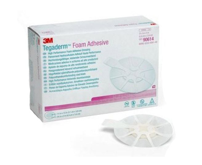 Image 2 of Tegaderm Foam Adhesive 90614 | Oval - 3 x 2-1/4 Inches, Pad Size 1-1/4 x 1-1/2 Inch by 3M