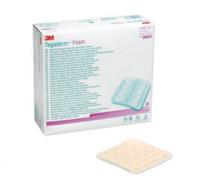 Image 1 of Tegaderm Foam 90601 | 4 x 4 inch by 3M