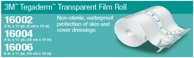 Tegaderm Transparent Film Roll Features