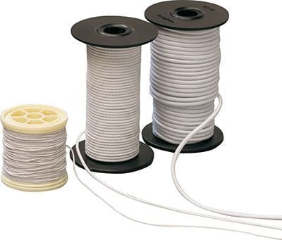 Elastic and non-elastic thread