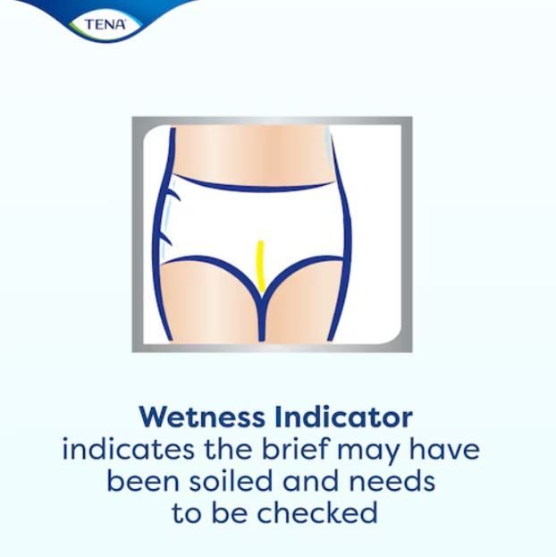 Wetness Indicator Indicates the Brief May Have Been Soiled and Needs To Be Checked