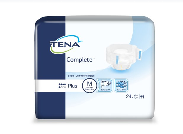 Image 2 of TENA Complete Briefs (Plus), Moderate Absorbency