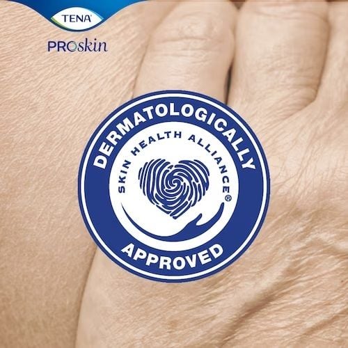 Tena Bladder Control Pads are Dermatologically Approved for Skin Health