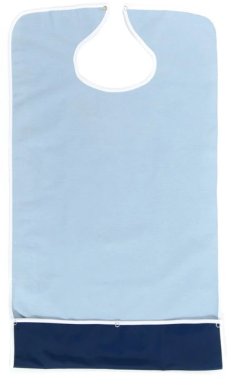 Image 2 of Terry/Waterproof Crumb Catcher Bib