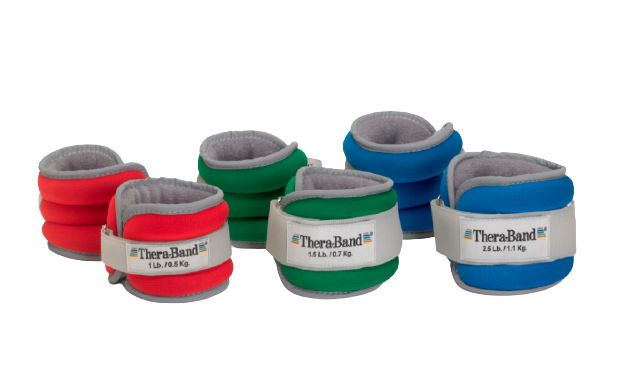 Image 1 of Hygenic TheraBand Comfort Fit Ankle and Wrist Weights Set - Red, Green, Blue